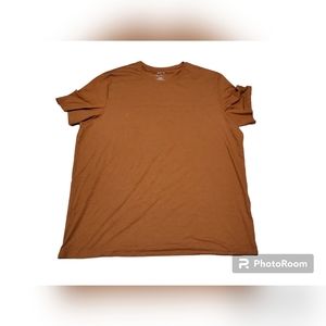 Pre-Owned Big And Tall Size 4XLT Orange Copper Apartment 9 Shirt Premier Flex